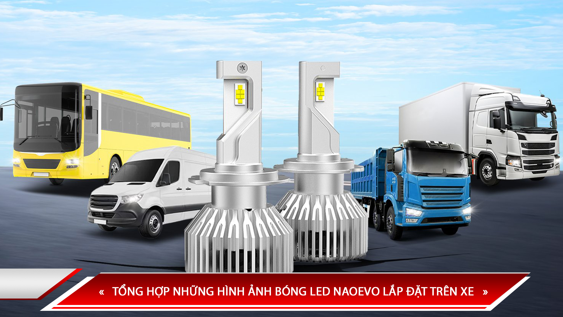 TỔNG HỢP NHỮNG HÌNH ẢNH BÓNG LED NAOEVO LẮP ĐẶT TRÊN XE